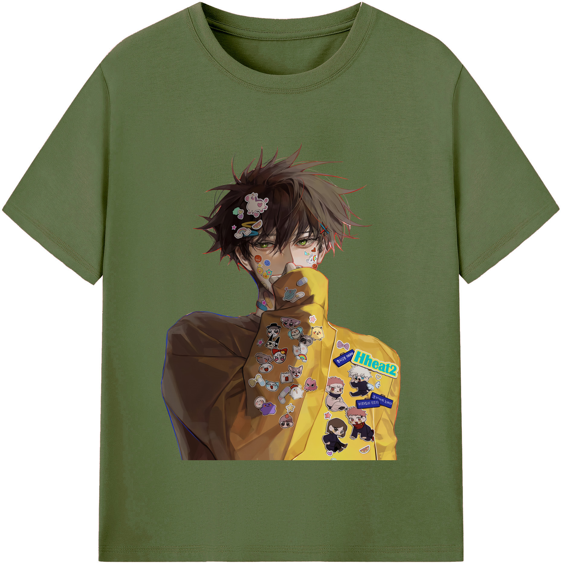 （画像用） 呪術廻戦 Jujutsu Kaisen 綿100％半袖Tシャツ（フロントプリント）
